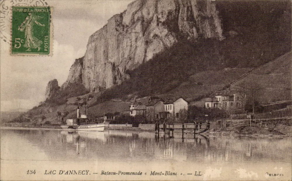 See Annecy — Promenadenboot « Mont-Blanc » — LL — Verlag Selecta - Vorderseite
