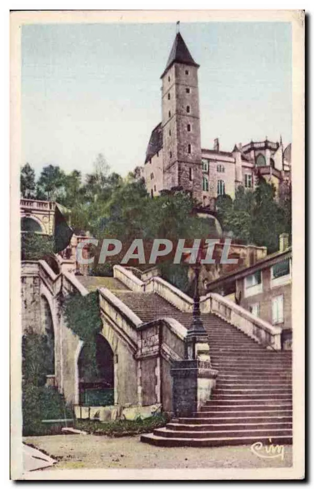 Auch (Gers) — Escada monumental (325 degraus) — Combier & Macon, n°32 - Frente