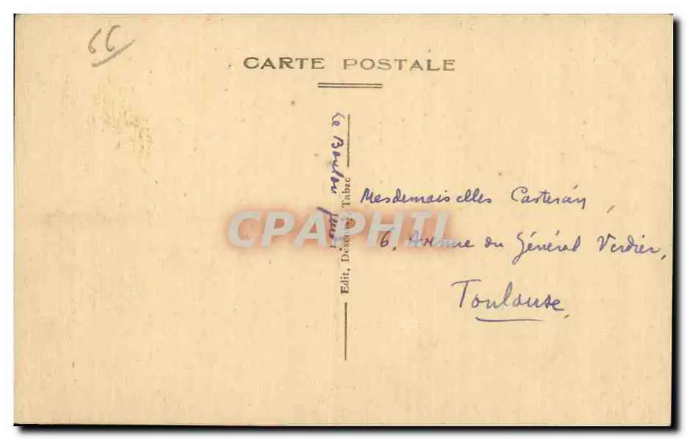 Le Boulou (Pyr. Or.) — Thermalbad, Kirche St. Philip — Édit. Deseret Tabac - Rückseite