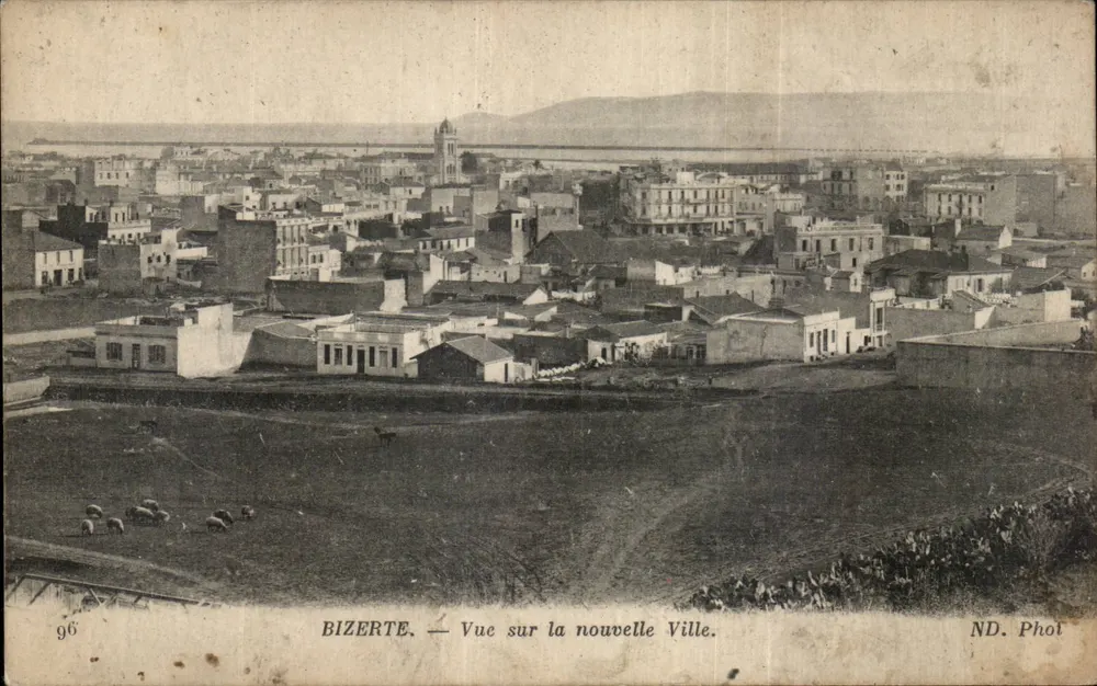 Bizerte — Ansicht der neuen Stadt — ND. Phot - Vorderseite