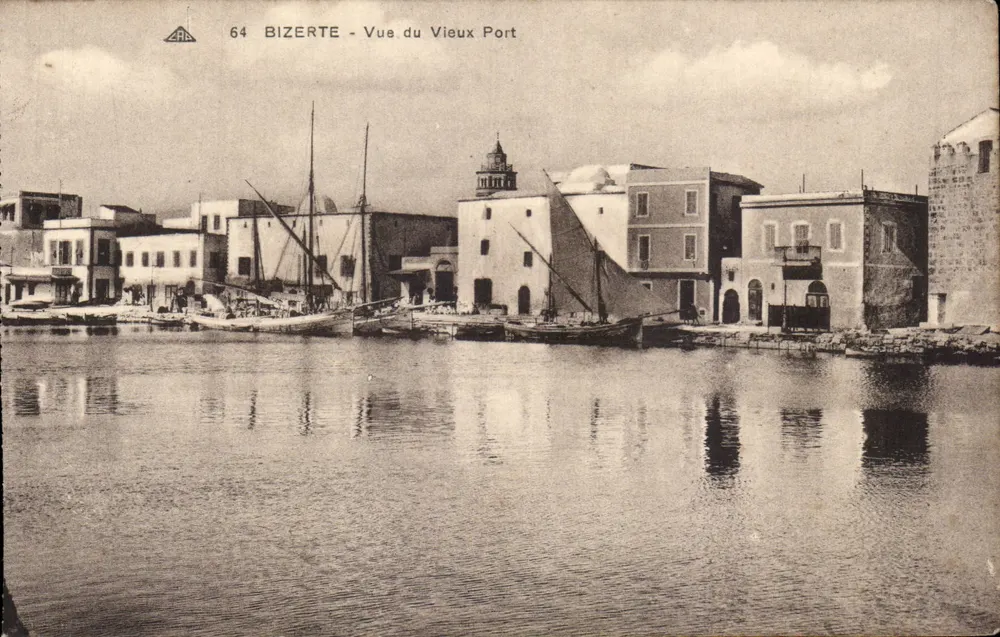 Bizerte - Ansicht des alten Hafens — Verlag, Nr. 64 - Vorderseite