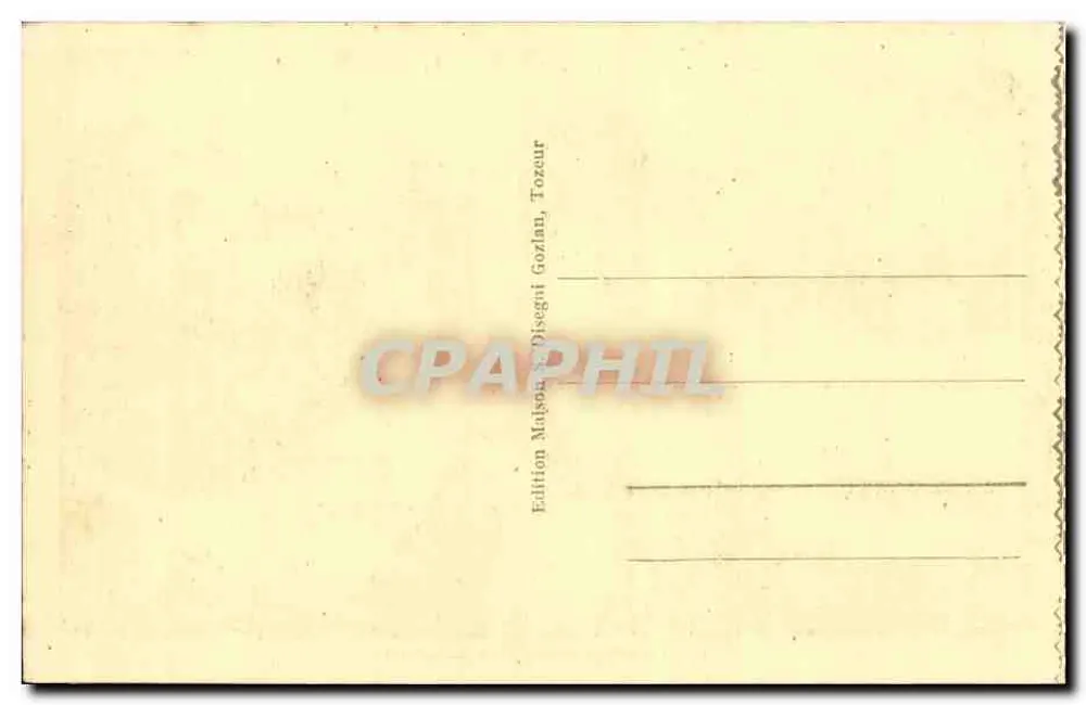 Tozeur - La Palmeraie — éditeur Disegni Gozlan, n°3 - Verso