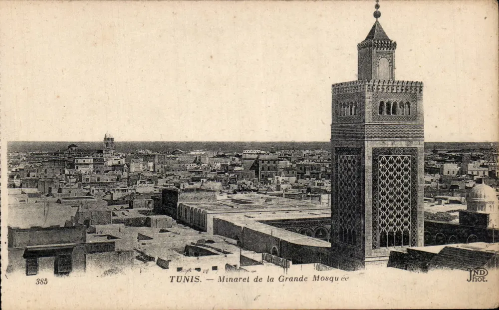 TUNIS — Minaret der Großen Moschee — JND Fotografie n°385 - Vorderseite