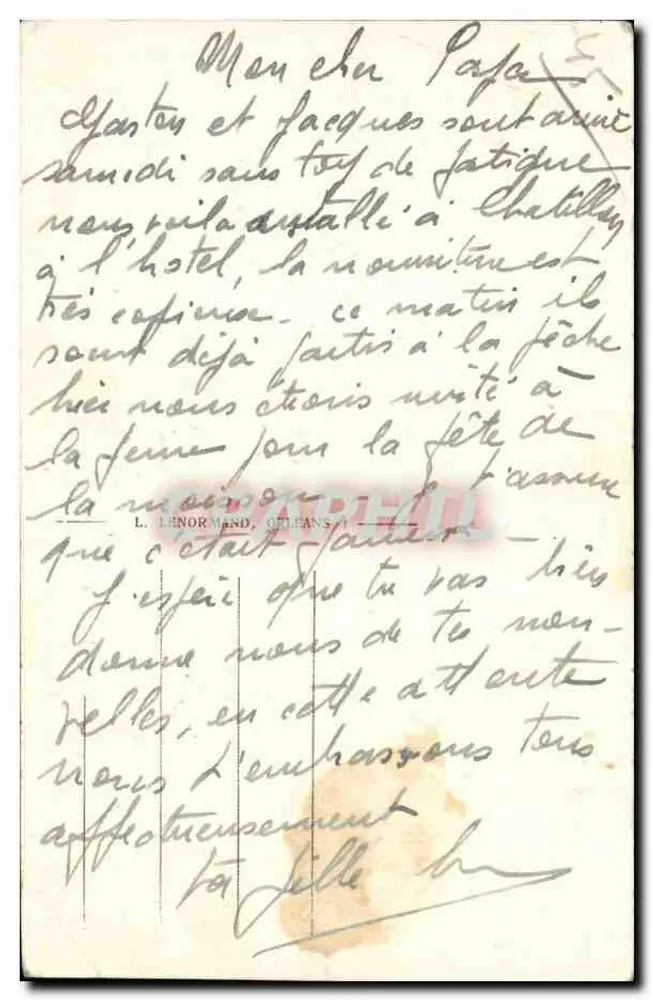 Châtillon-sur-Loire — Spaziergänge am Ufer der Loire - Rückseite