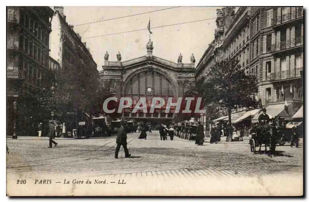 PARIS — A Estação da Norte — LL - Frente