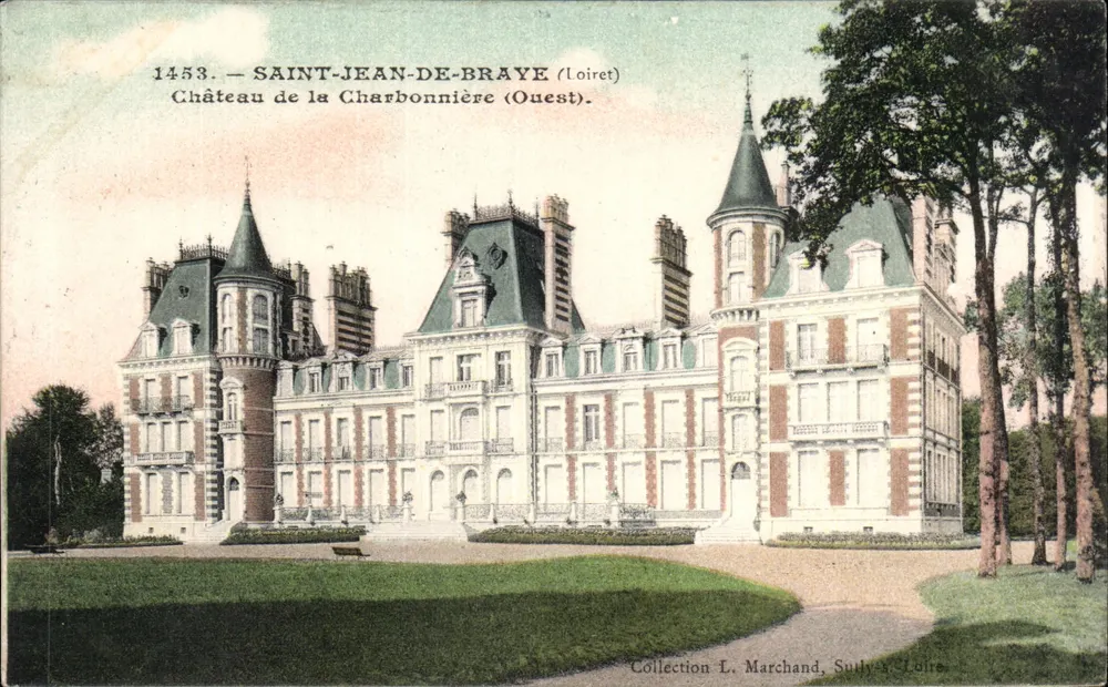 Schloss der Charbonnière — Saint-Jean-de-Braye (Loiret) — Sammlung L. Marchand, Sully-sur-Loire - Vorderseite