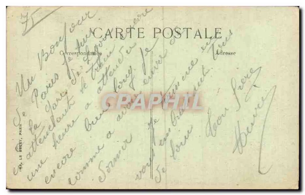 Paris — Hallo — Verlag Le Drey, Paris, n° 45 - Rückseite