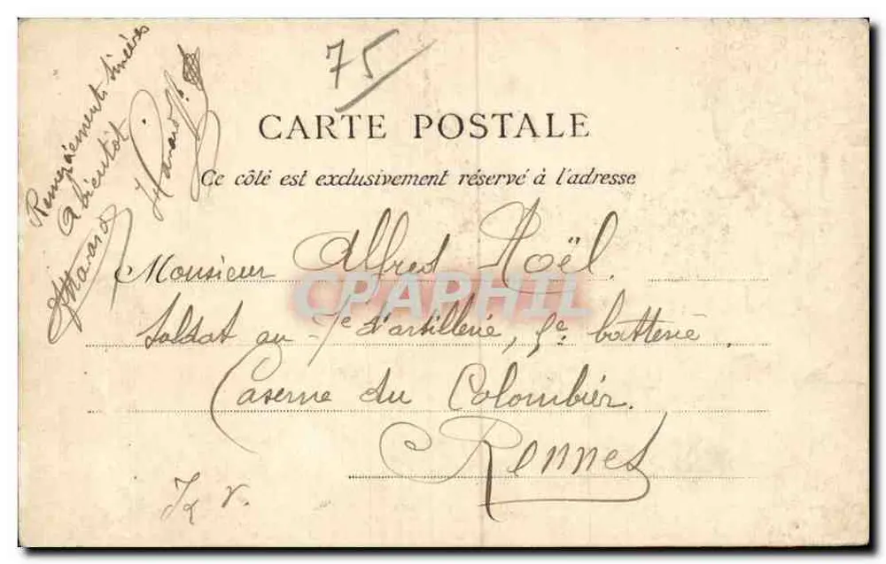 Estatua de Charles Fourier — Paris — Associação do Capital, do Trabalho e do Talento - Verso
