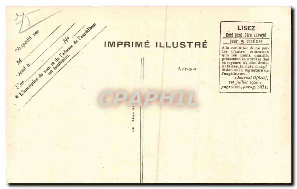 Paris — Estação da Leste — East Station — Editor E.P.D. n° 4293 - Verso