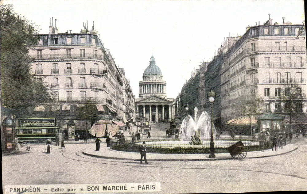 Panteão — Editado pela Bon Marché — Paris - Frente