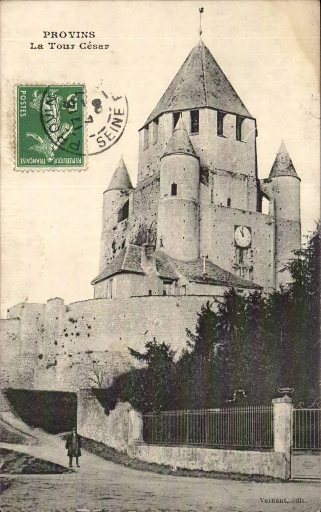 Provins — A Torre César — Vernault, editor - Frente
