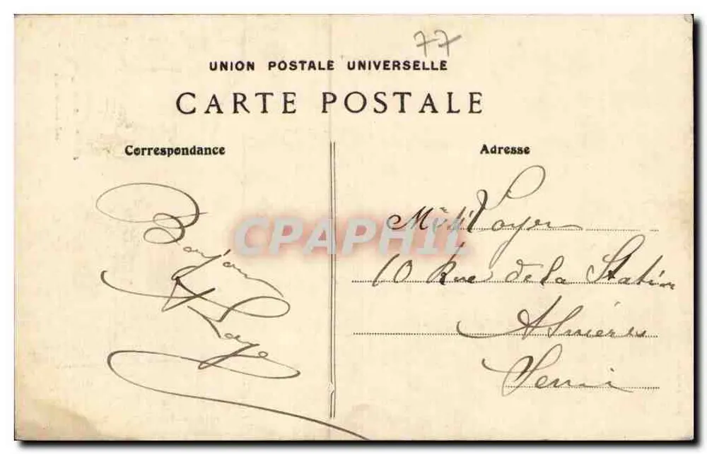 Provins — A Torre César — Vernault, editor - Verso