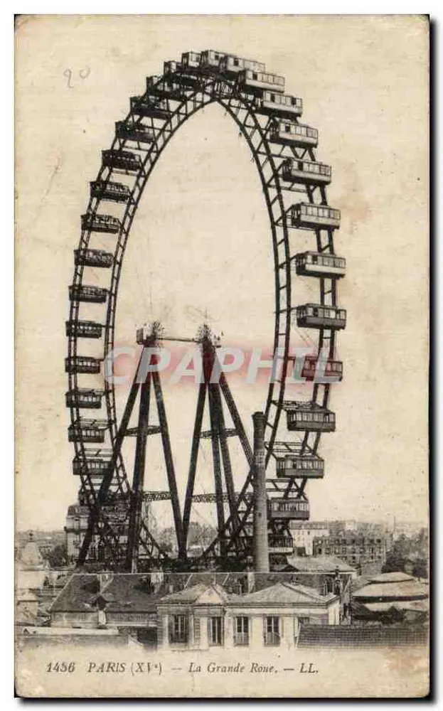 Paris (XV<sup>e</sup>) — La Grande Roue — LL. n° 1456 - Frente