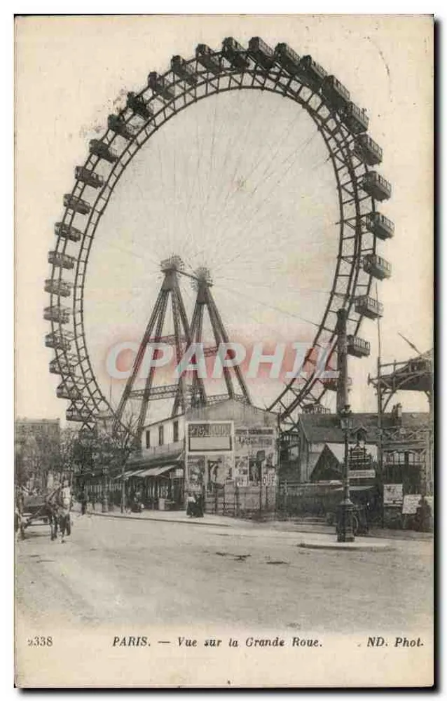PARIS — Vista da Grande Roda — ND. Fot. - Frente