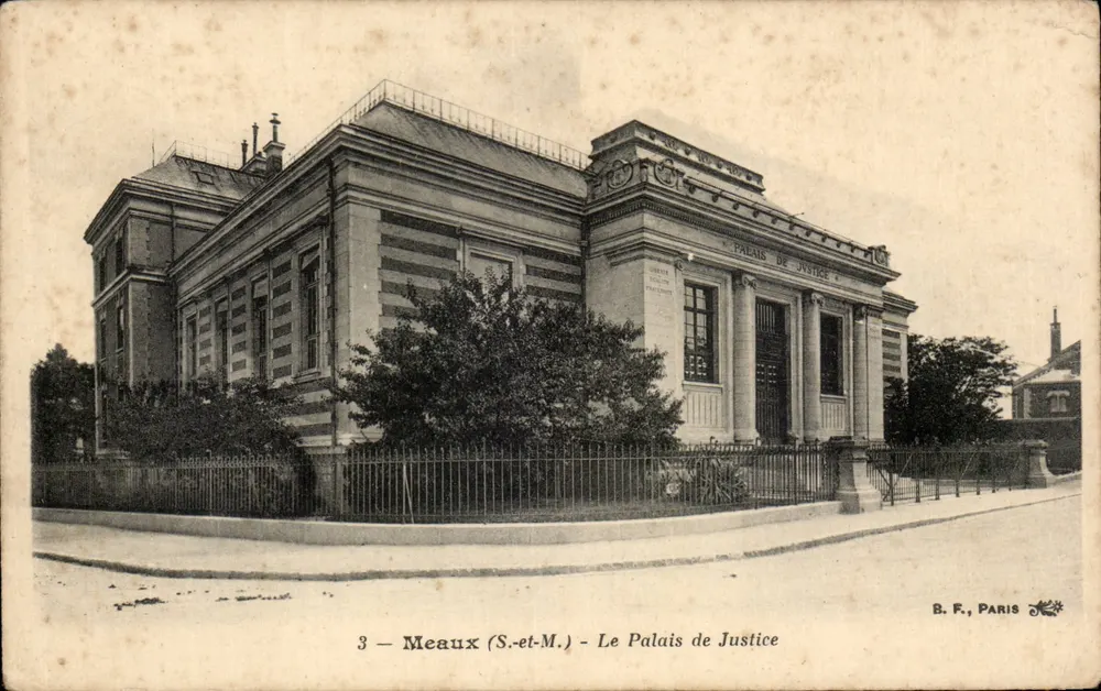 Meaux (S.-et-M.) - A Justiça - B.F., Paris, n°3 - Frente