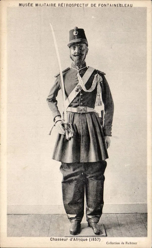 Afrikanischer Jäger (1857) — Militärgeschichtliches Museum von Fontainebleau — Sammlung Fichtner - Vorderseite
