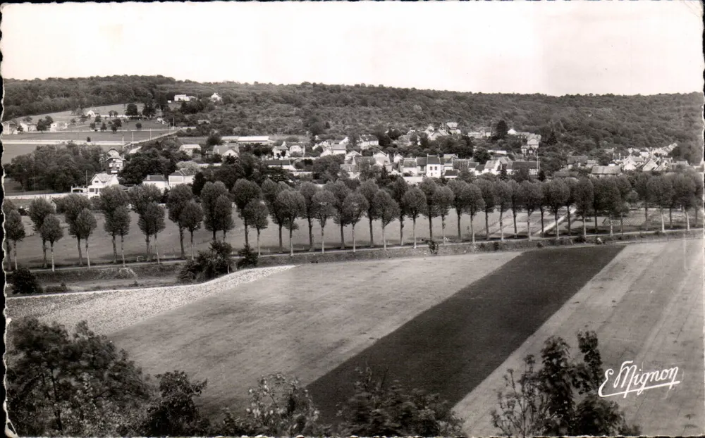 La Ferté-sous-Jouarre — Allgemeiner Blick auf Petit Venteuil und Saint-Martin — E. Mignon, n°8163 - Vorderseite