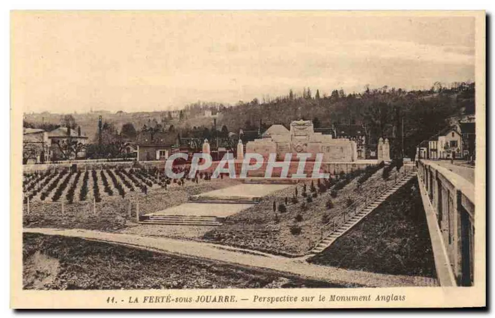 La Ferté-sous-Jouarre — Blick auf das englische Denkmal — Edition Malherbe - Vorderseite