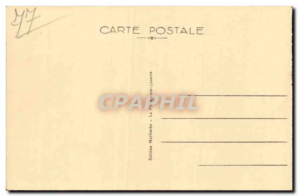 LA FERTÉ-sous-JOUARRE — Allgemeine Ansicht vom Bondons — Edition Maltherbe - Rückseite