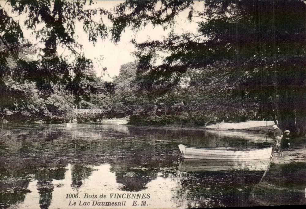 O Lago Daumesnil — Bosque de Vincennes — E.M. n°1006 - Frente