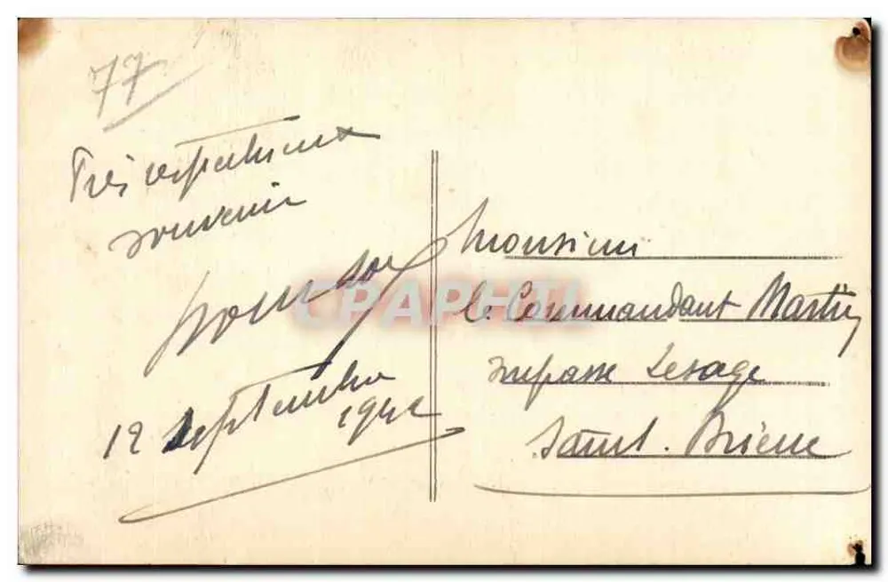 Montereau (S.-et-M.) — Estátua de Napoleão I — Milllet, Livreiro em Montereau - Verso