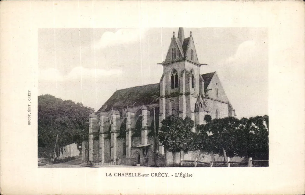 La Chapelle-sur-Crécy - Die Kirche — Grouot, Verlag - Vorderseite