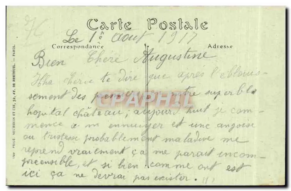 Mesnières (Seine-Inférieure) — Zamek — IND. Phot. - Rewers