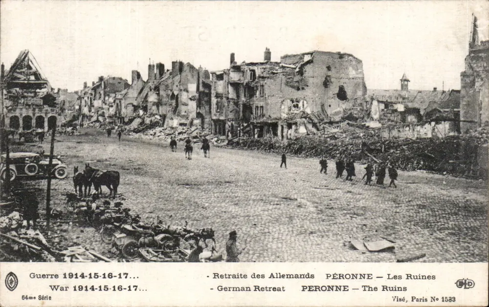 Péronne — Die Ruinen — Visé, Paris Nr. 1533 - Vorderseite