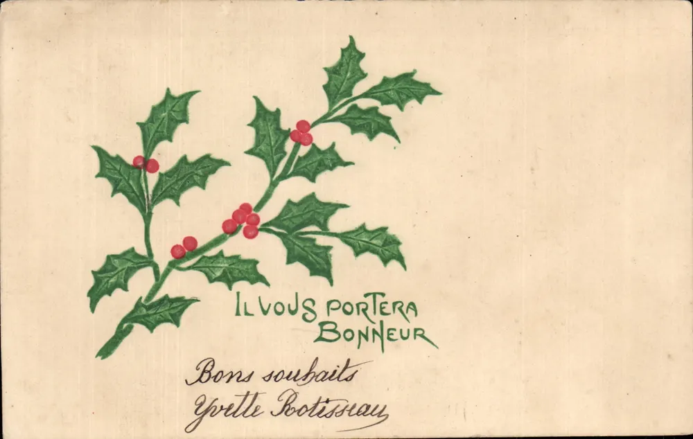 Eibe — Gute Wünsche — Yvrette Bootissau - Vorderseite