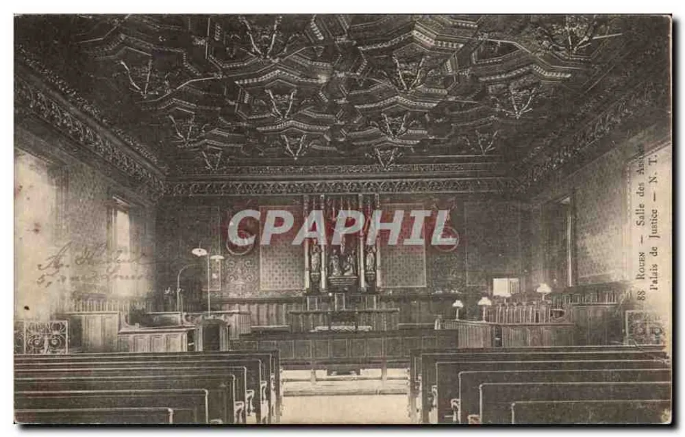 Rouen — Gerichtssaal — Justizpalast — N. T. - Vorderseite