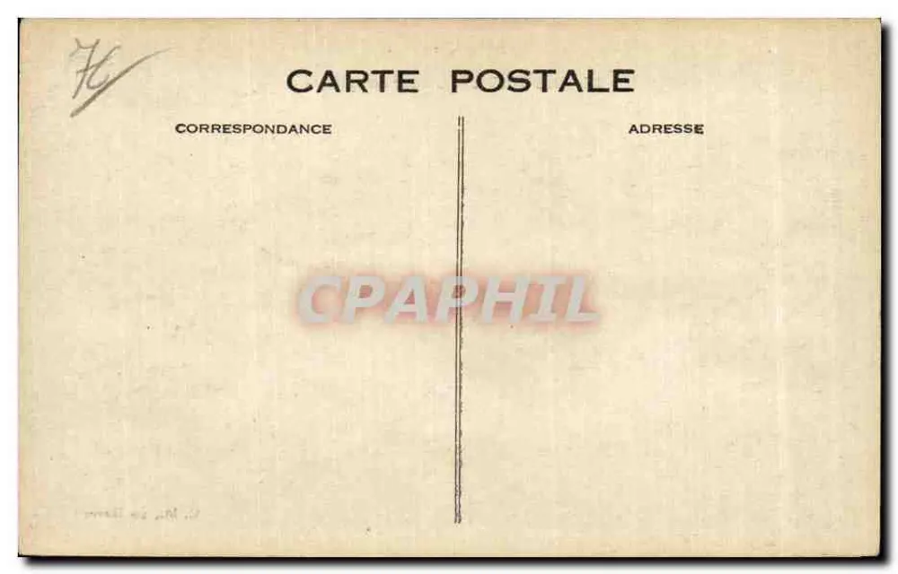 Le Havre, A Ense dos pilotos — G. M. Le Havre, n° 220 - Verso