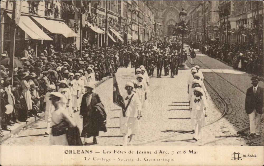 Orléans — Die Feste von Jeanne d'Arc, 7. und 8. Mai — Der Umzug - Turnverein - Vorderseite