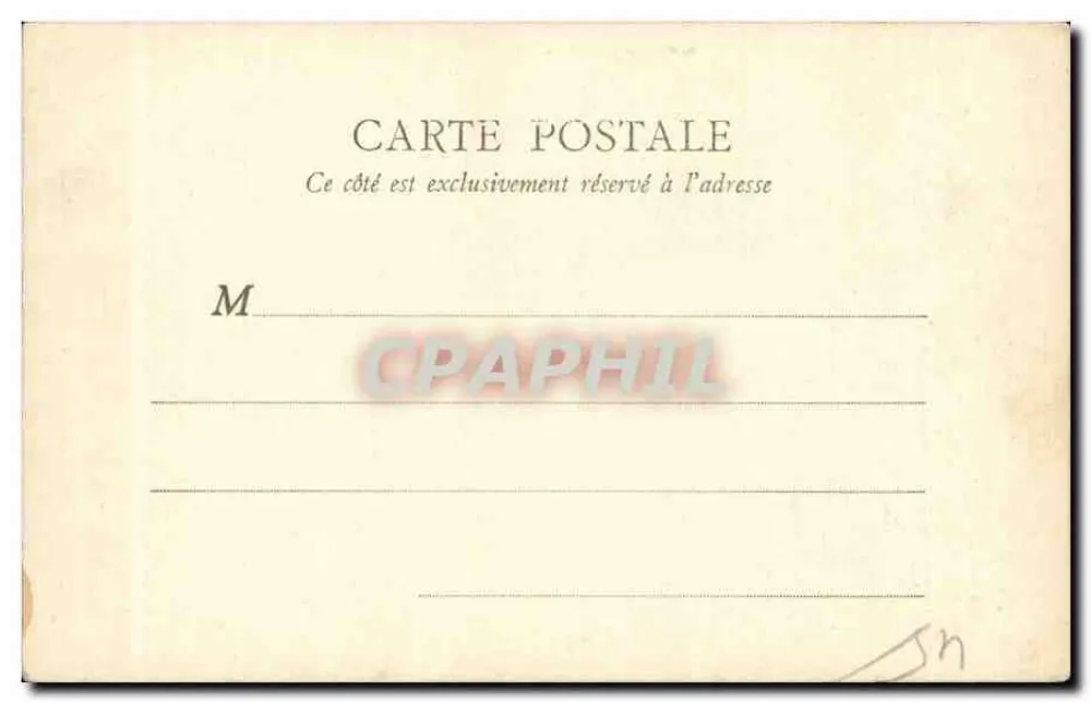 Montargis — Estátua de Mirabeau — B.F. Paris - Verso