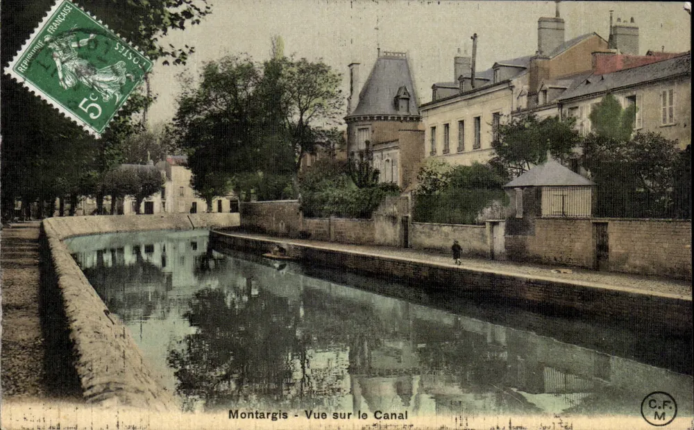 Montargis - Vista sobre o Canal — C.F. M. editor - Frente
