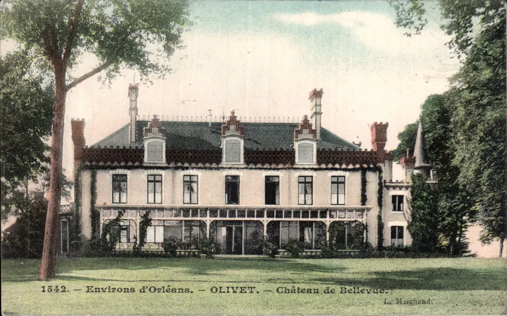 Olivet — Castello di Bellevue — L. Marchand, n°1542 - Recto