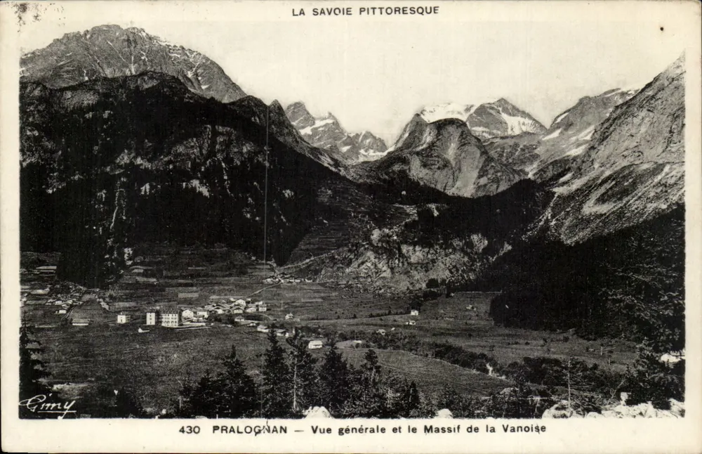 Pralognan — Allgemeiner Blick und das Massiv der Vanoise — La Savoie Pittoresque, n°430 - Vorderseite