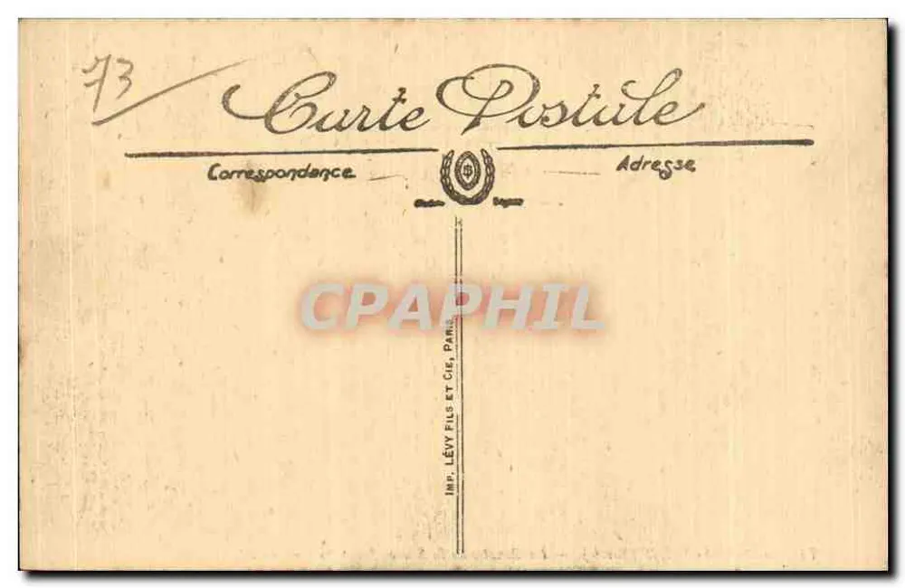 Aix-les-Bains (Savoie) — A Buvette da Fonte Saint-Simon — LL. n°71 - Verso