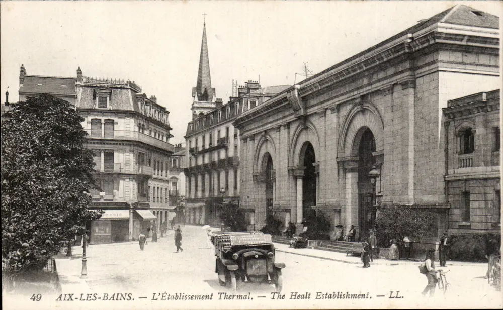 Aix-les-Bains — O Estabelecimento Termal — LL. — N° 49 - Frente