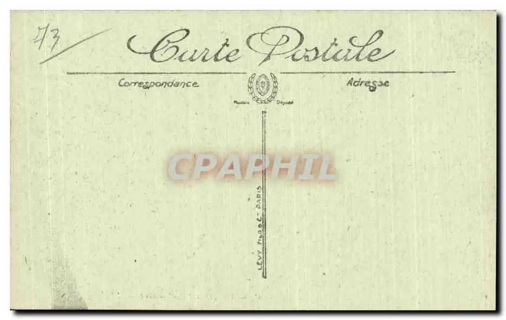 Aix-les-Bains — O Estabelecimento Termal — LL. — N° 49 - Verso