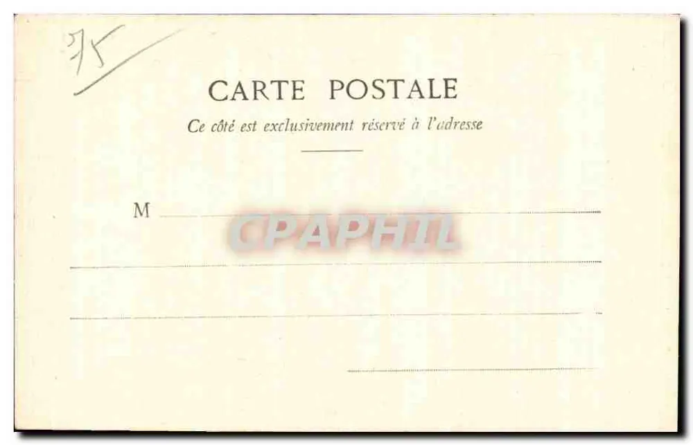 Paris — Ansicht des neuen Medizinischen Instituts — Verlag: Paris, Nr. 429 - Rückseite