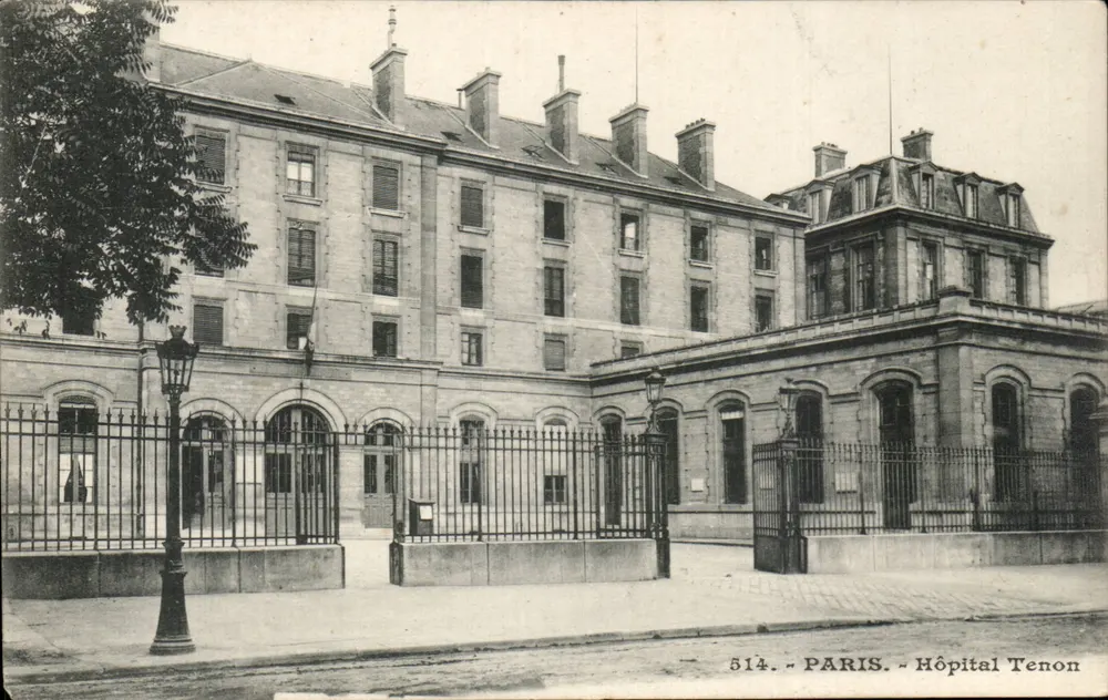 Hospital Tenon — Paris — editor anônimo, n° 514 - Frente