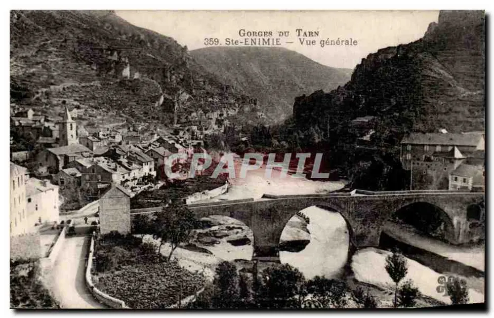 Gorges do Tarn — Ste-Enimie — Vista geral — editor não identificado, n° 359 - Frente