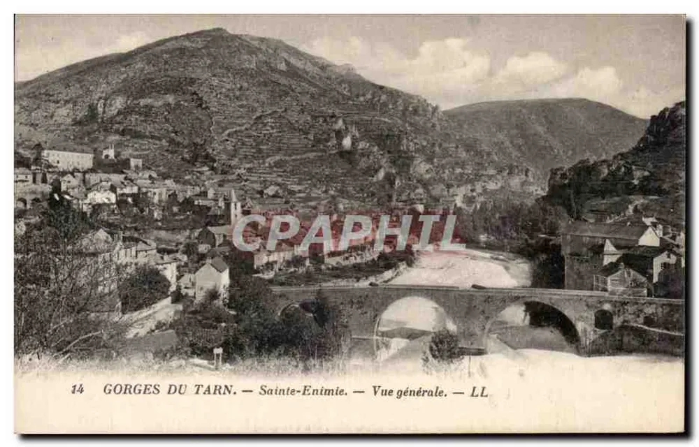 Gorges do Tarn — Sainte-Entmée — Vista geral — LL - Frente