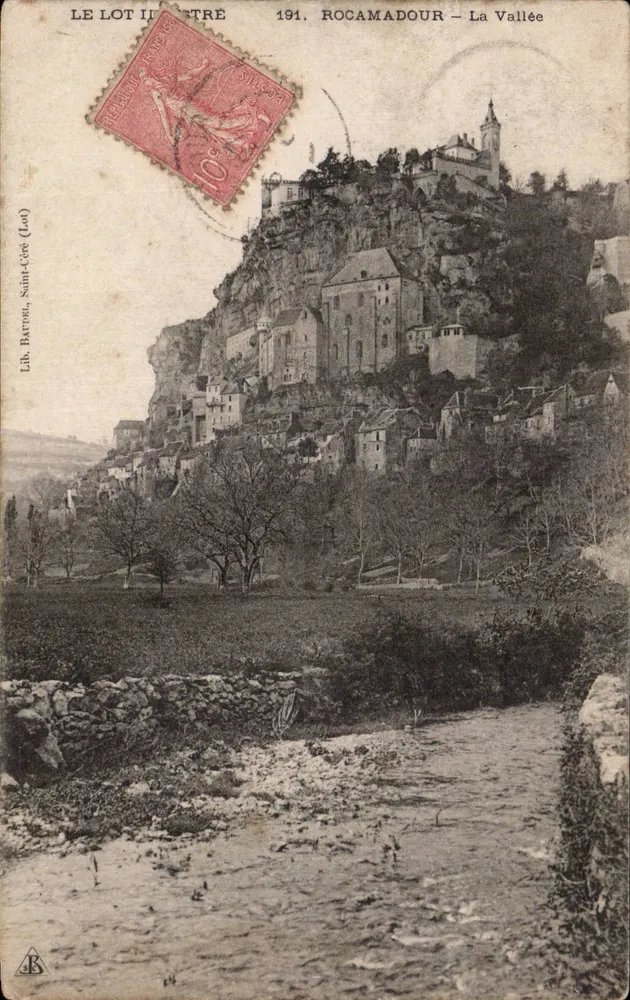 Rocamadour – A Vale – Lib. Barret, Saint-Céré (Lot) - Frente