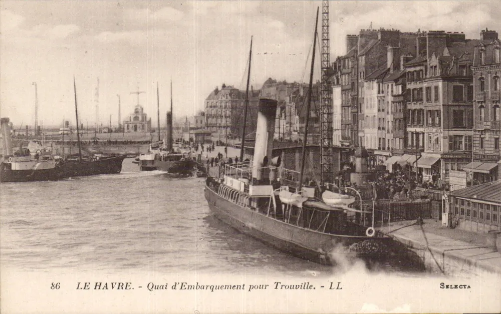 Le Havre - Ausfahrt für Trouville - Selecta - Vorderseite
