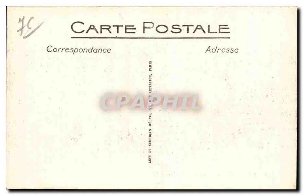 Le Havre - A Caserna Kléber — LL, n° 259 - Verso