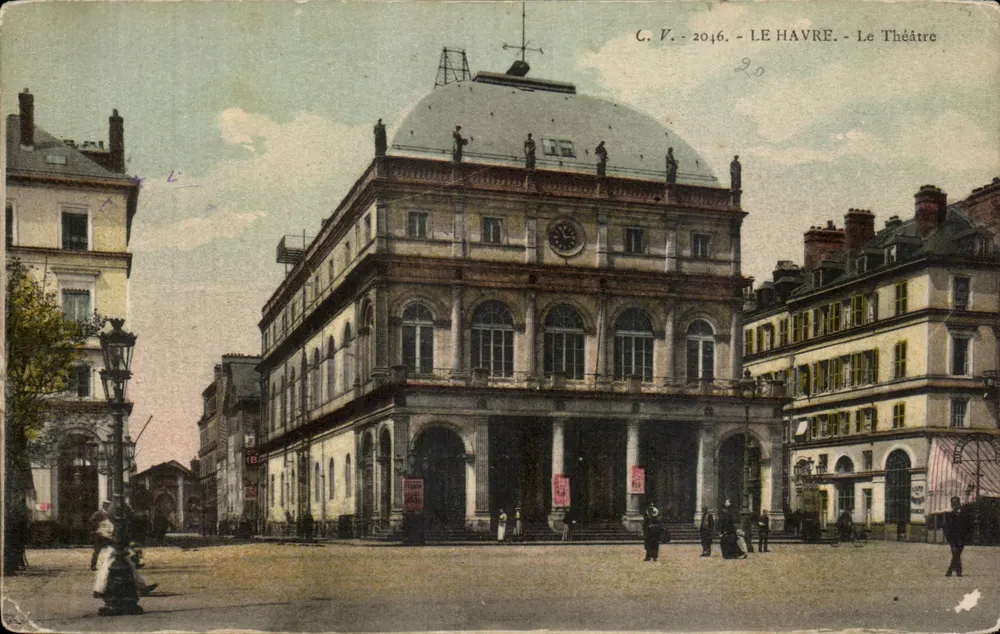 Le Havre — O Teatro — C. V. 2046 - Frente