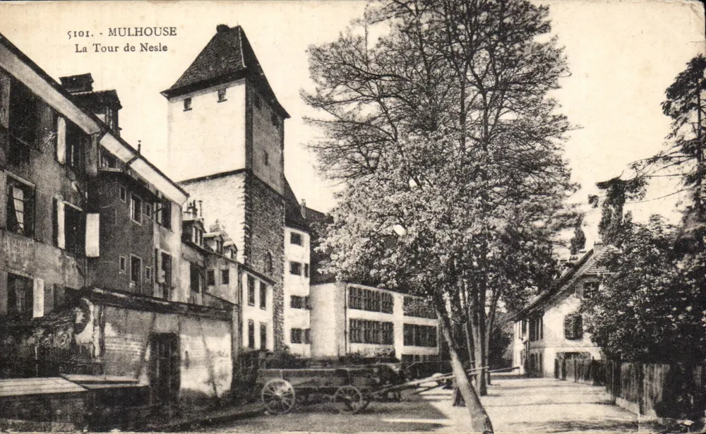 Mulhouse — Torre de Nesle — Cartas "A Cegonha", n° 5101 - Frente