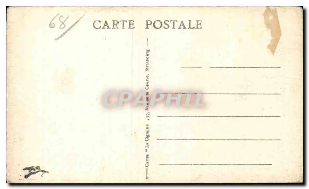 Mulhouse — Torre de Nesle — Cartas "A Cegonha", n° 5101 - Verso