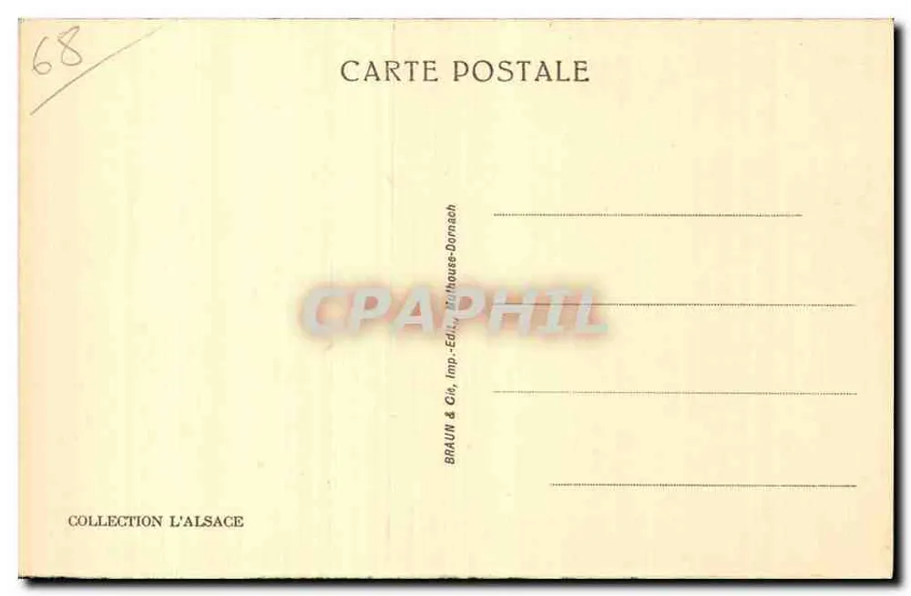 Kientzheim — Velho oratório — Braun & Cie, Dornach - Verso